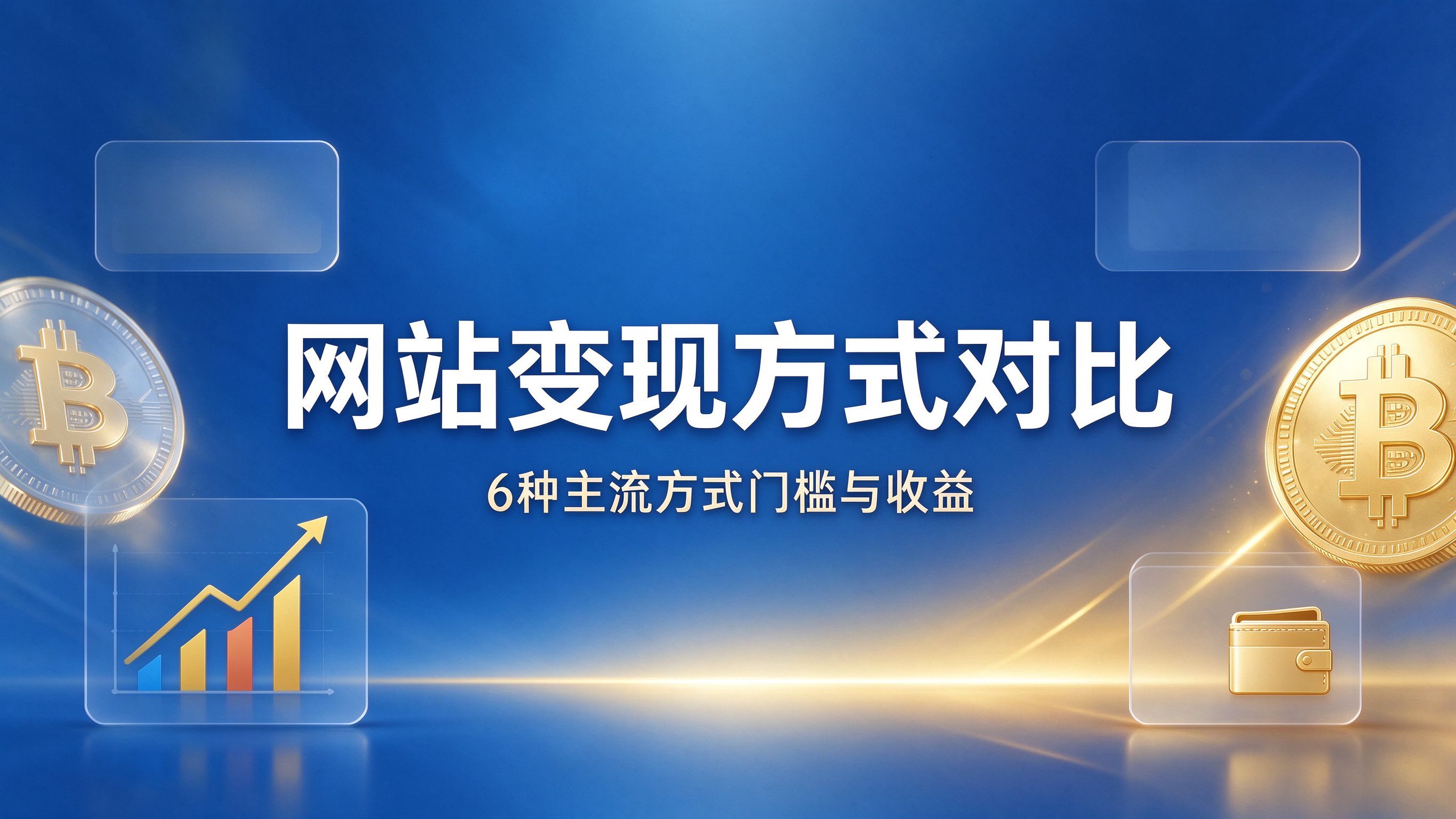 个人网站靠什么赚钱？6种主流变现方式门槛、收益与风险对比