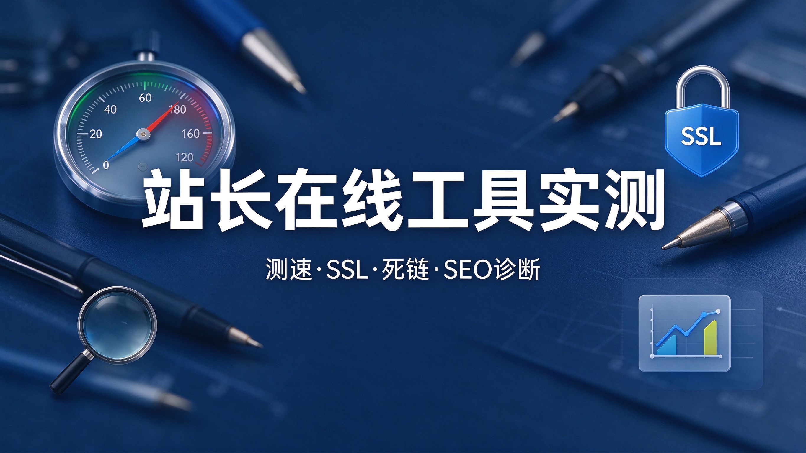 站长必备在线工具实测：测速、SSL检测、死链查询与SEO诊断推荐