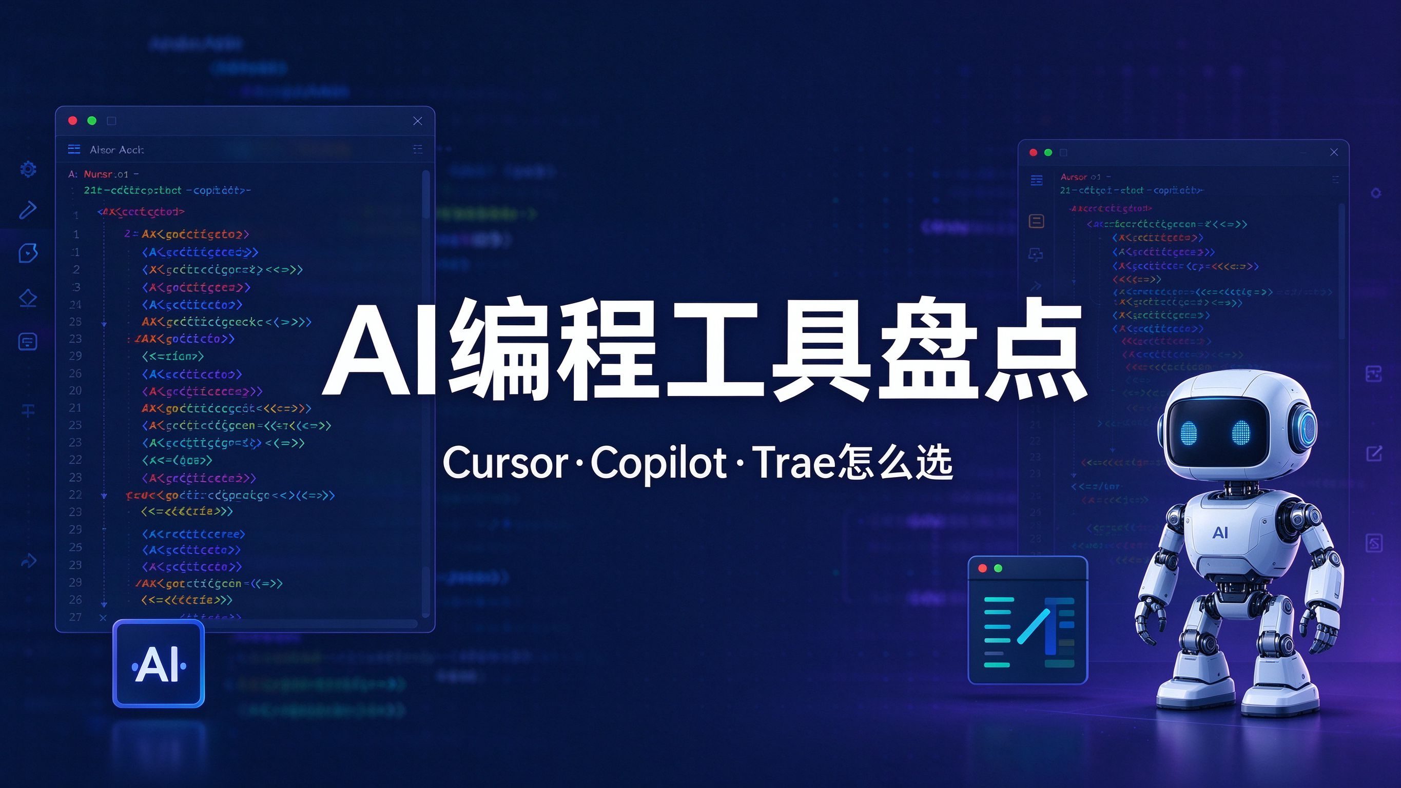 2026 AI编程工具盘点：Cursor、Copilot、Trae、CodeBuddy怎么选