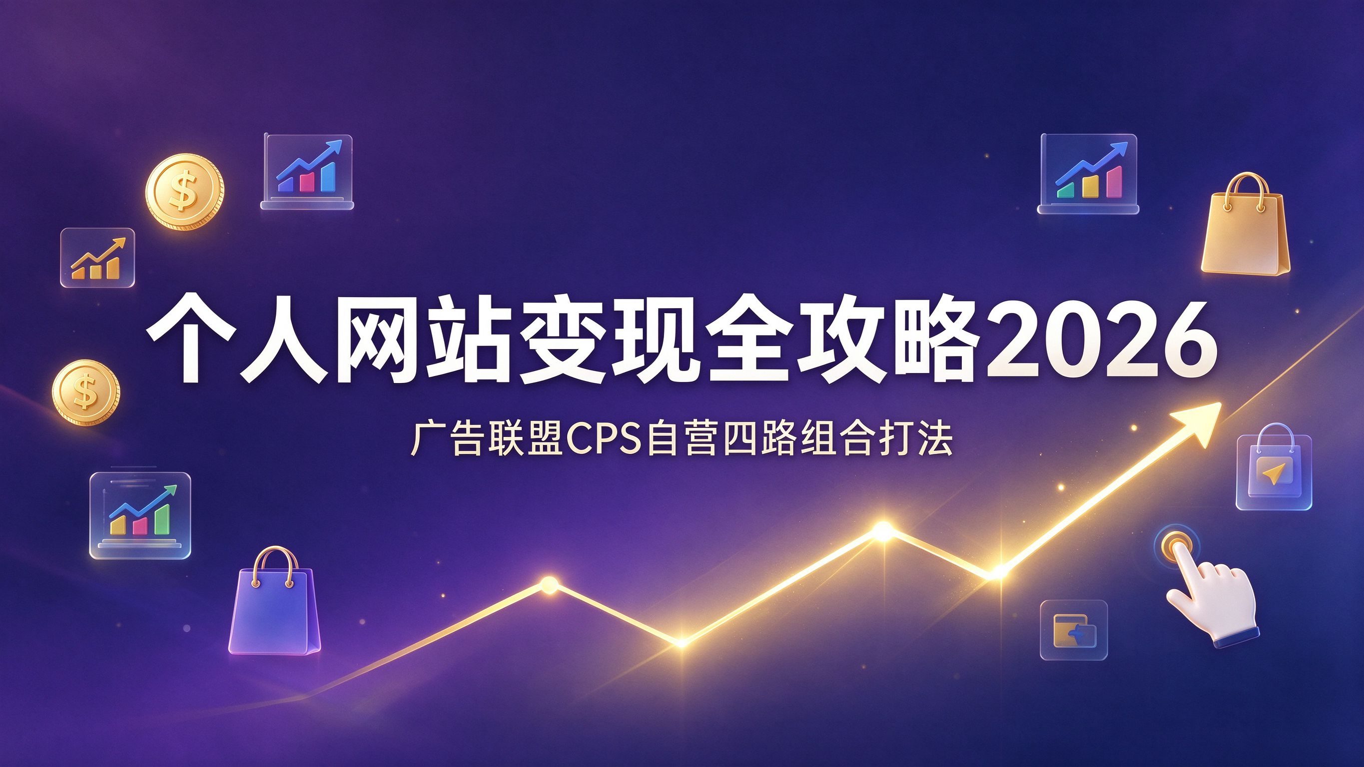 2026个人网站变现全攻略：广告联盟、CPS、自营产品四路组合打法