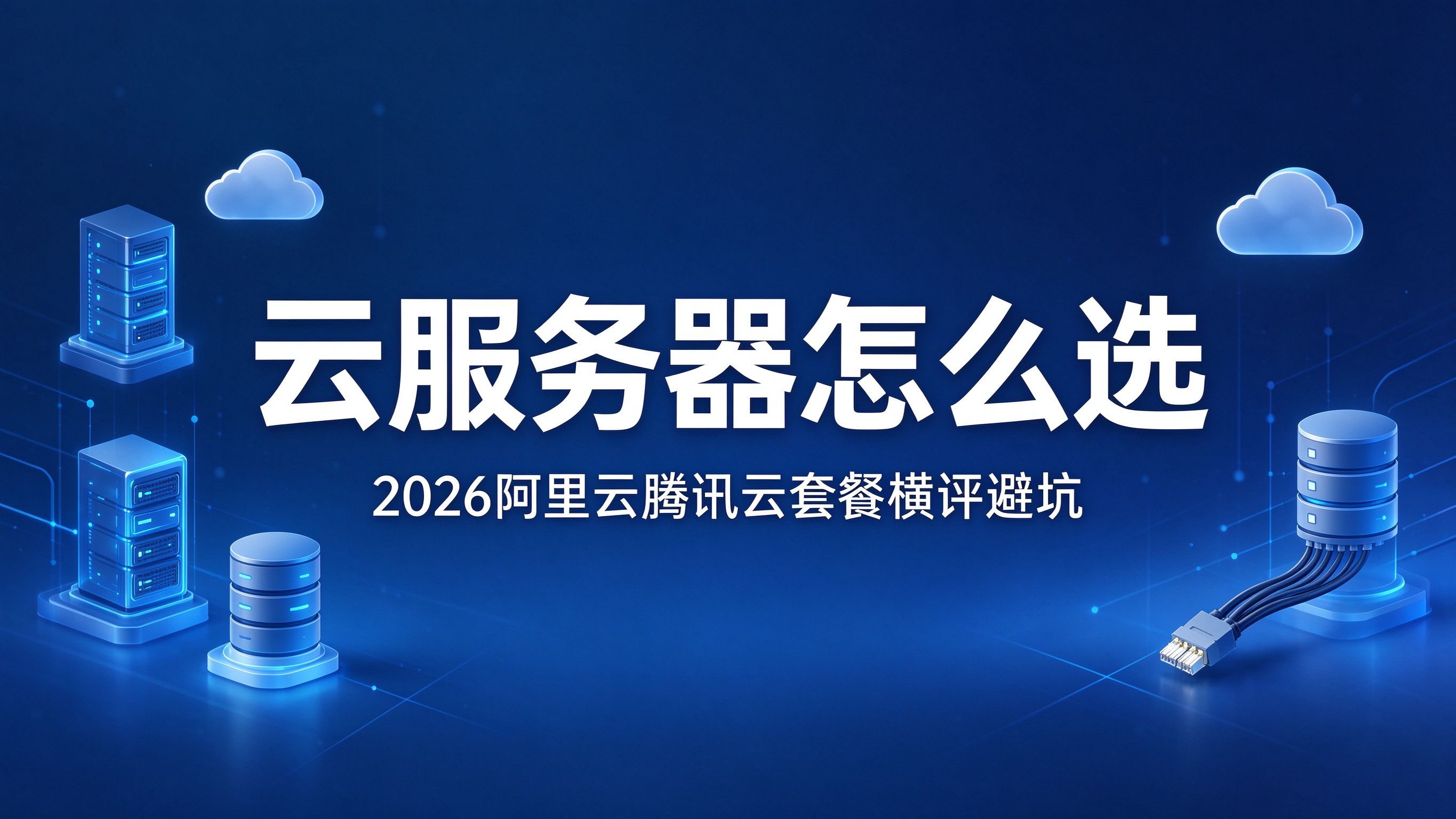 2026云服务器怎么选？阿里云腾讯云38元套餐横评与避坑指南