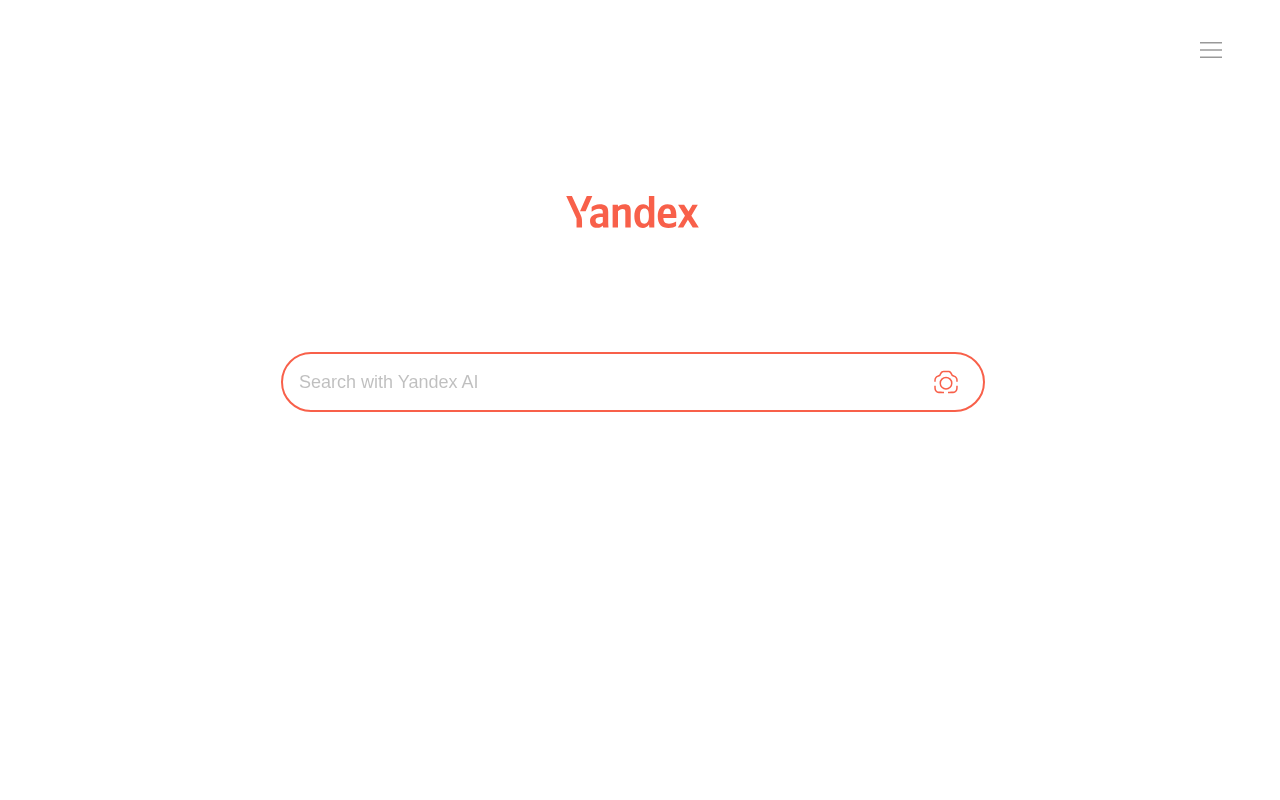 Yandex网站截图